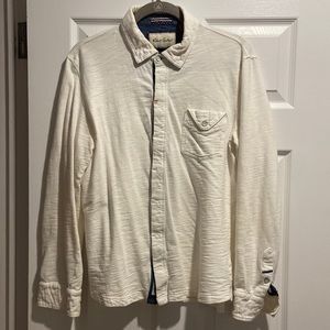 Robert Graham casual white shirt size medium